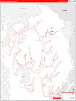 Ketchikan Gateway Borough (), Ak Wall Map